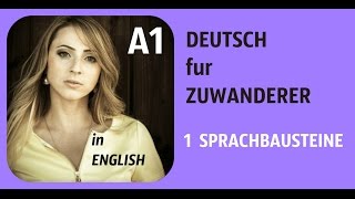 GERMAN  A1  GOETHE INSTITUT  GRAMMAR TASK [upl. by Ocramed]