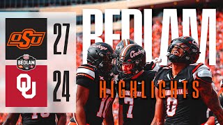 The Best in Oklahoma Bedlam 2023 Highlights  Oklahoma State 27 OU 24 [upl. by Aig913]