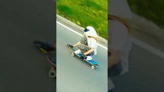 Downhill Skateboarding at grossglockner [upl. by Eirojram]