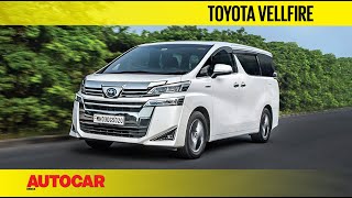 Toyota Vellfire Review  The SuperInnova  First Drive  Autocar India [upl. by Treborsemaj]