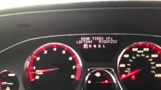 14 GMC Acadia SLT  Odometer Temperature Display Configuration [upl. by Anaibaf]