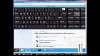 How to turn on the on screen keyboard in Windows Server 2012 [upl. by Nnoj]