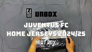 Unboxing Juventus home kit 202425 authentic player version [upl. by Margot]