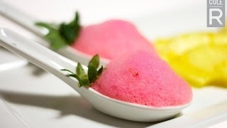 Molecular Gastronomy  Strawberry Foam Recipe [upl. by Lohrman588]