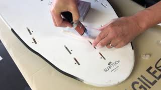 How To Repair a SoftopCP Surfboard [upl. by Nicolella316]