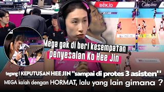 ABAIKAN MEGA quotKO HEE JIN DI PROTES 3 ASISTENNYAquot Ratu Voli Korea Mega itu kuncinya untung di LEPAS [upl. by Richmound547]