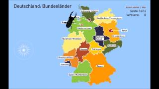 Wissen Welche Bundesländer hat Deutschland  Geographie  Quiz [upl. by Lehsar]