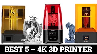 Top 5 Best 4K 3D Printer 2024 [upl. by Chung878]