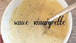 SAUCE VINAIGRETTE FAIT MAISON [upl. by Geibel]