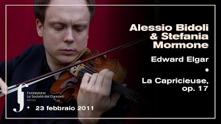 Alessio Bidoli  Stefania Mormone  Edward Elgar  La Capricieuse op 17 [upl. by Dlareg61]