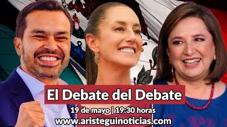 Hoy transmisión especial de AristeguiEnVivo con motivo del Tercer Debate Presidencial [upl. by Cerelly]