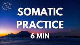 Somatic Exercises for Nervous System Regulation  6 Min Guided [upl. by Ayatnwahs]