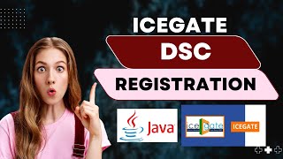 How to Register DSC on ICEGATE [upl. by Papst671]