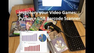 Cataloging your Video Game Collection w USB Barcode Scanner  Raspberry Pi [upl. by Matthaeus]