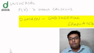 CS101  Discrete Mathematics  Propositional Function and Quantifier [upl. by Heyward]