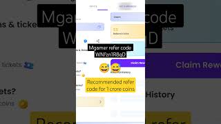 Mgamer app referral code kya hai  Mgamer app refer code Mgamer referral code [upl. by Danie]