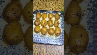 Parmesan crusted potatoes  Potato recipes  Potato Snacks 🥔 trending viralshorts shorts [upl. by Rehptsirhc]