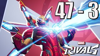 Pro Iron Man Gameplay 47 Kills Marvel Rivals Closed Alpha Gameplay [upl. by Gray873]