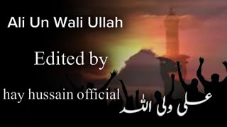 AliUn Wali Ullah  noha 2023 [upl. by Mariana]