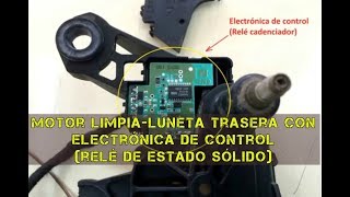 Conexionado LIMPIA LUNETATRASERA 🌦 con electrónica de control [upl. by Garrison232]