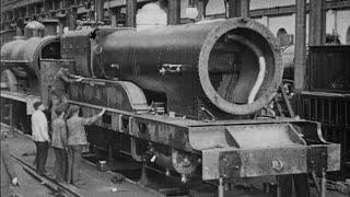 Vintage railway film  A visit to Crewe works  1913 [upl. by Chatav102]