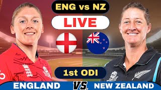 England Women vs New Zealand Women Live 1st ODI Match  ENGW vs NZW Live 1st ODI Match 2024 [upl. by Aiuqram]