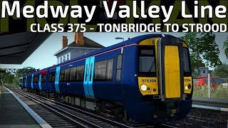 Train Simulator 2018  Medway Valley Line  TON to SOO  Class 375 [upl. by Atteirneh]