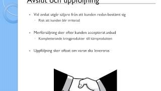 Företagsekonomi 1 Marknadsföring  Personlig försäljning amp Lagar och Etik [upl. by Sharity]