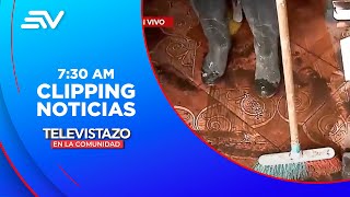 Fuertes lluvias en el sur de Quito dejan viviendas afectadas  Televistazo  Ecuavisa [upl. by Press]