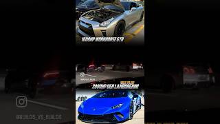 16XXRWHP GTR VS 21XXRWHP LAMBO lamborghini audi huracan r8 rollracing viral fypage [upl. by Ainud]