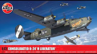 Consolidated B24 H Liberator AIRFIX 172 [upl. by Crissy799]