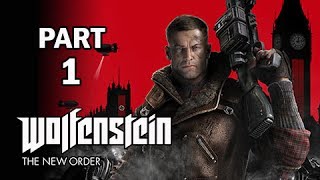 Wolfenstein The New Order Walkthrough Part 1  Deathsheads Compound PS4 Gameplay Commentary [upl. by Adnohser]