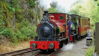 Corris Railway Falcons No 10 and No 3 Team Up  Talyllyn Railway  Anything Goes Gala 2024 [upl. by Eveleen]