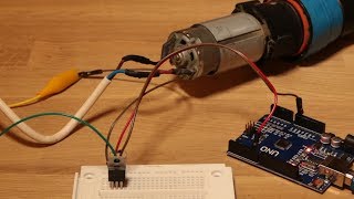 Drehzahl von großen Motoren über einen MOSFET IRFZ44N mit PWM steuern  Arduino Projekt [upl. by Raddie]