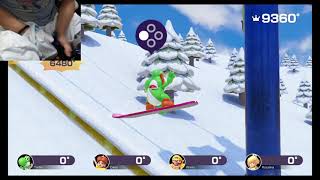 Mario Party Superstars  Snow Whirled 9990 Tied World Record [upl. by Plumbo437]