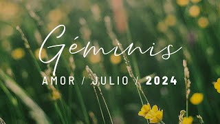 💜 Géminis Horóscopo del Amor Julio 2024 💜 Tarot interactivo ☀️ [upl. by Anyaled]