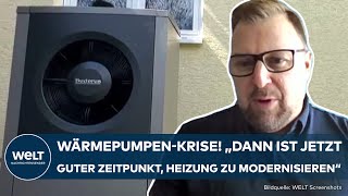 ENERGIEWENDE Absatz von Wärmepumpen bricht ein – Ist die Heizungswende in Gefahr [upl. by Ilram981]