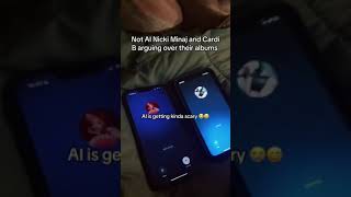 Nicki Minaj And Cardi B AI arguing [upl. by Nuhsyar505]