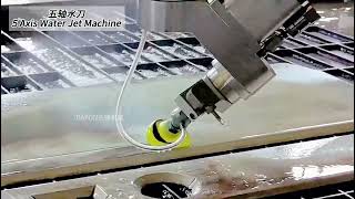 DAFON 5 axis water jet machine [upl. by Maier]