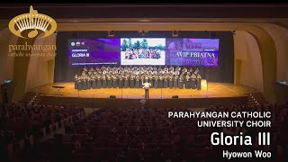 Hyowon Woo  Gloria III  Parahyangan Catholic University Choir [upl. by Orelu]