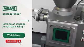 sausagelinkercom  Linking of sausage in natrual casing [upl. by Atiseret]