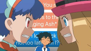 Serena VS Miette Battle for Ash [upl. by Amelina281]