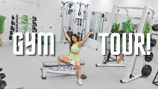 FULL GYM TOUR AFFORDABLE AMAZON GYM EQUIPMENT LIFE FITNESS HOME GYM SET UP [upl. by Sydelle]