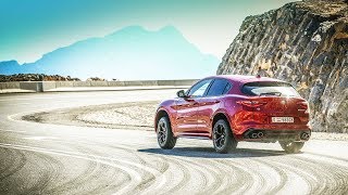 Alfa Romeo Stelvio Quadrifoglio  Pure Alfa Romeo Exhaust and Engine Sound [upl. by Kcinemod]