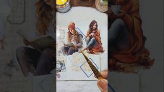 ASMR Journal With Me Book and Coffee 📖 ☕ 🍁🍂 shorts asmrsounds scrapbooking journal collage [upl. by Dygal]