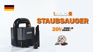 WORX WX030 20V STAUBSAUGER DE [upl. by Reniar]