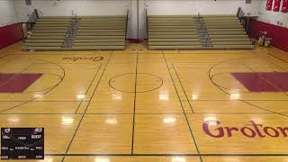 Groton High School vs McGraw Varsity Boys Basketball Mens Varsity Basketball [upl. by Narib]