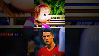 Ronaldo x masha cartoon  mshort [upl. by Bendite]