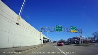 Roundtrip Drive From FordTelegraph Dearborn To 5 Mile Beck Northville Michigan 41324 [upl. by Yanad]