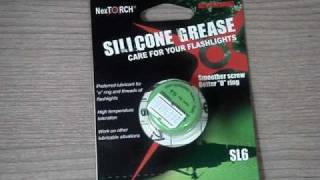 NexTORCH Silicone Grease for Flashlight Maintenance at Dealextreme [upl. by Bryana]